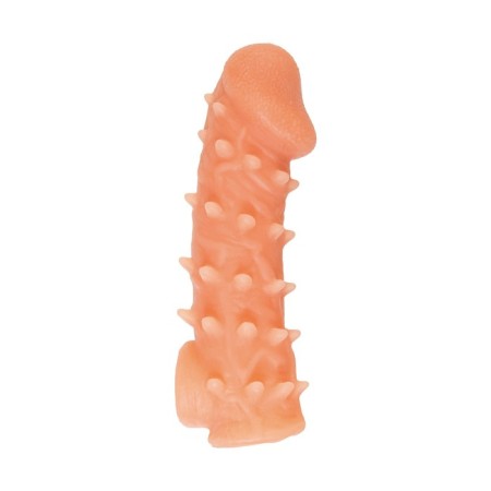 Kokos nozzle is realistic with additional stimulation, TPE, bodily, 15.6 cm, l-2