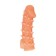 Kokos nozzle is realistic with additional stimulation, TPE, bodily, 15.6 cm, l