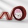 Decorative tape, nylon, 25 mm, 9 ± 0.5 m, burgundy color No. 048