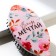 Oval massage comb “always dream” 17 x 5.5 cm