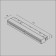 Technical TR106-4-12W-DS-W, LED, 12 W, 219x22x46 mm, 309 lm, 3030, white