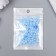 Decor for creativity plastic "Half of beads. Pale blue mother of pearl" d = 3-10mm, set 10g