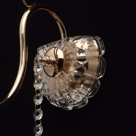 Bra "Adele", 1x40W E14, gold 47x12x27 cm-4