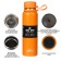 Thermos, series: Warm, "Master K", 1 l, retains heat up to 8 hours, orange