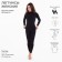 Female thermal underwear (leggings), black color, size 42-44 (s)
