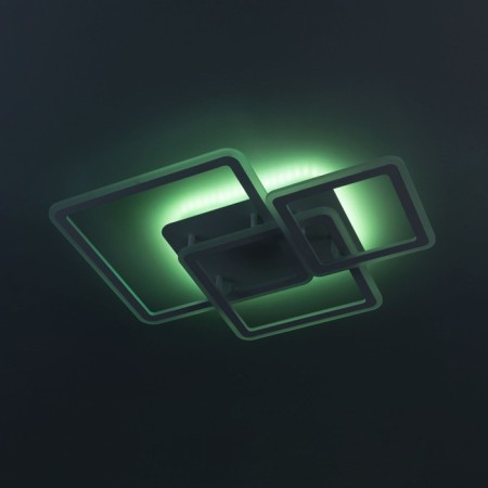 Ceiling CITILUX "Trinity" CL238230E, 65.5x51x11 cm, 3x23.3W, LED, Color White-10