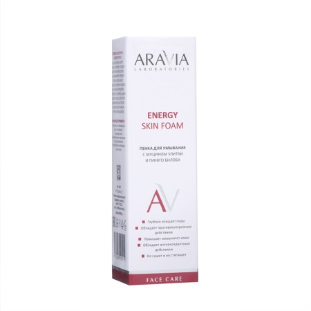 Aravia laboratories to wash with mucin snail and ginkgo bilobe, 150 ml