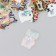 Stickers for creativity "dogs and flowers" set of 30 pcs 0.7x9x8.5 cm