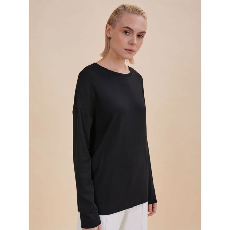 Longslewed female, size m, black color-1