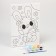 Picture on numbers for children "Curious Bunny", 20 x 30 cm
