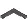 PPK parapet for a fence span of 0.5 brick, 50 × 13 × 1.5 cm, black, “flexible tile”