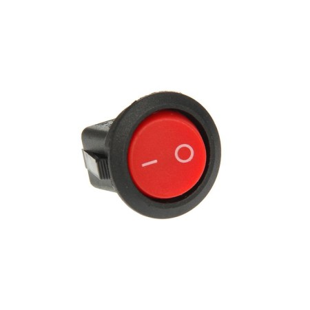Klavic Klavih switch Rexant RWB-213, 6A (2C), 250 V, On-OFF, Round, Red