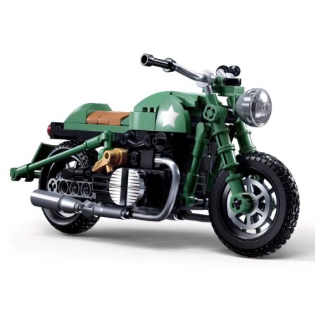 Designer motorcycle Sluban Model, 215 parts, 6+-3
