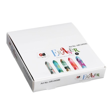 Eraser Figure Triangular Mix, barcode on a piece-8