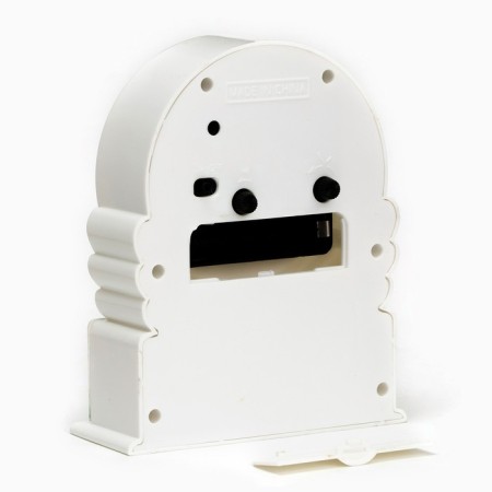 Clock - a boiler room “flower” with a box for little things, D -6.5 cm, 10.2 x 12.5 cm, aa-2