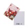 Mini-postcard "for the most" red roses, 9 x 7 cm