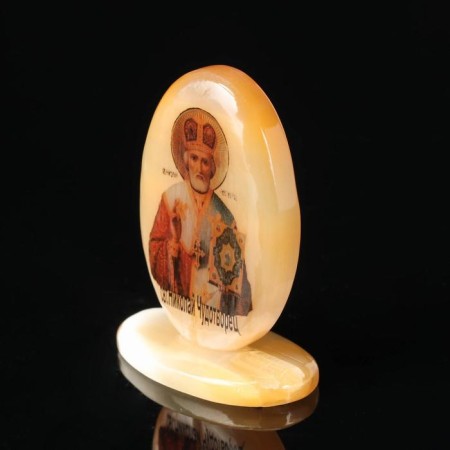 Icon oval on the supply "Nikolai Wonderworker"-2
