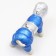 Kombinozon "Blik" with a weight, size 18 (ds 40 cm, og 50 cm, ok 38 cm), silver-blue
