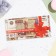 Envenue for money "for a good mood!" Red bow, 16.5x8 cm