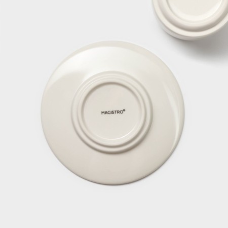 Ceramic coffee magistro Carbon Ceramic, 4 items: a cup 250 ml, a saucer d = 15.5 cm-8
