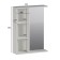 Bathroom mirror, white, 50 x 18 x 83 cm
