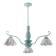 Luracia chandelier 3he27 40W green-white 69x69x37-72 cm Bayerlux
