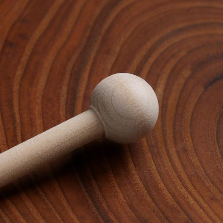 Stick/ blade for the preparation of pancakes large, d = 16 cm, handle 22 cm-1