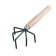 Looser, length 25 cm, 5 teeth, wooden pen, R-5 m