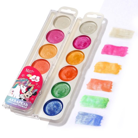 Persian watercolor "Minni and unicorn", 6 colors, without brush-5