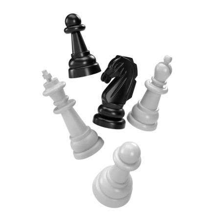 Chess, large, beige color-6