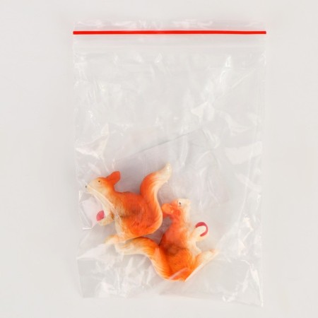 Miniature Puppet "Squirrel with an apple", set 2 pcs., Size 1 pc. - 5 × 4 cm-6