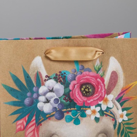 Package Gift Crafts Vertical, Packaging, Lama, 18 x 23 x 10 cm-2