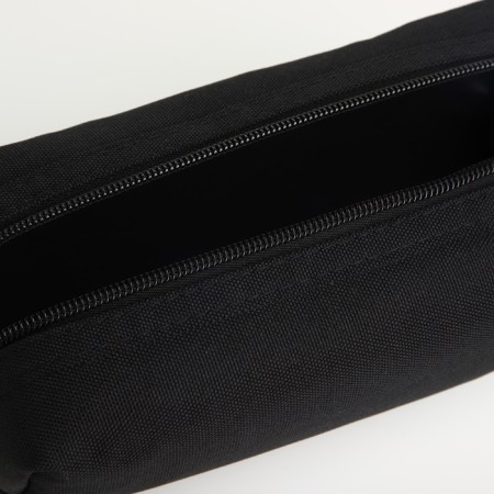 Cosmetic bag with lightning, black color-2