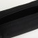 Cosmetic bag with lightning, black color