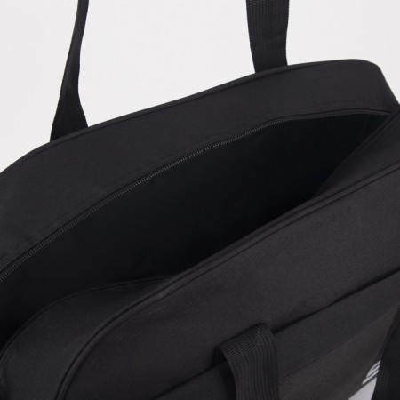 Sports bag with lightning, external pocket, long belt, black color-3