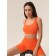 Women's shorts in Mirey Short Rubchik, size 46-48, Orange color