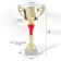 Cup 153V, award figure, gold, stand stone, 25 x 13.5 x 6 cm.