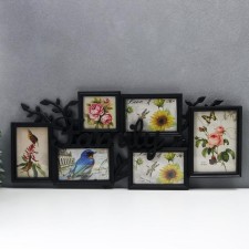 Photo frame plastic in 6 photos 