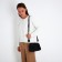 Women's bag with lightning, black color