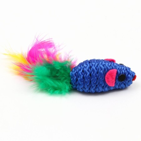 A mouse with a pen, 4.5 cm, blue-1