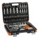 A set of professional tools Ermak 736-100, CRV and S2, 1/2 ", Superlock, 108 items