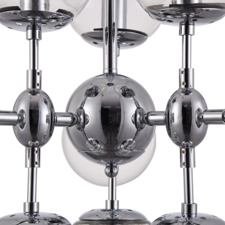 Suspended lamp Freya Fr5596PL-09CH RICHARD, 620x620x1290 mm, E14, 9x60W, color chromium-2