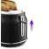 Toster KitFort KT-2038-1, 815 W, 6 fry modes, 2 toasts, black