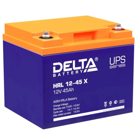 Delta HRL 12-45 x, 12 V, 45 A/h battery