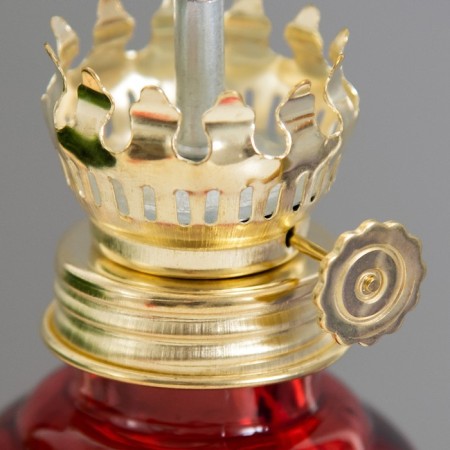 Kerosene lamp red 6x6x20 cm Risalux-5