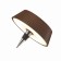 Lamp plug Mantra Relax, Led, 180lm, 3000k, 42 ​​mm, brown color
