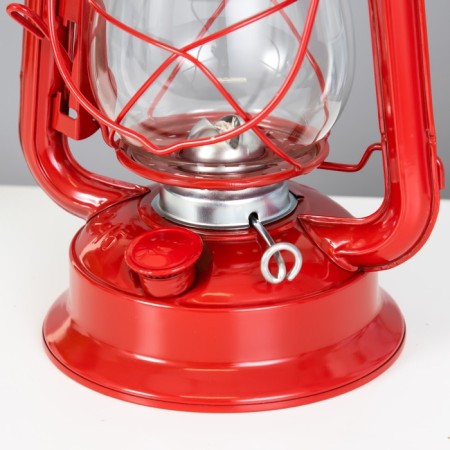 Kerosene lamp decorative red 14x18x30 cm risalux-8