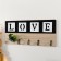 Hooks decorative wood "Love. Eucalyptus with a bow" 35.7x16 cm