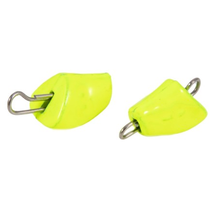 Cargo bullet-excentric stained collapsible Yaman 10 pcs., 3 g, yellow-2