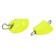 Cargo bullet-excentric stained collapsible Yaman 10 pcs., 3 g, yellow